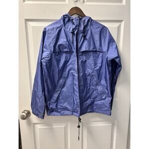 Eddie Bauer Purple And Teal Rain Coat size M